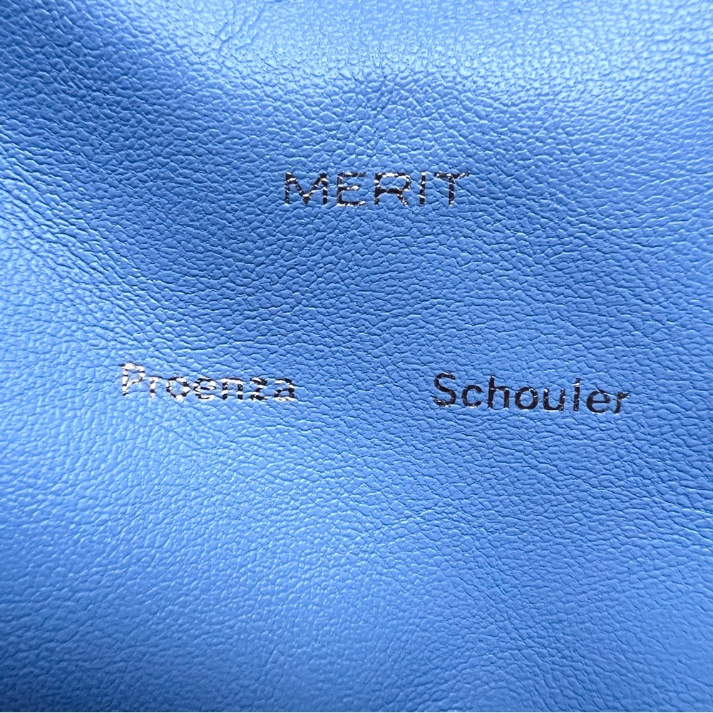 Merit x Proenza Schouler Bag Cosmetic Limited Edition Reversible Vegan Leather - Picture 7 of 11